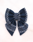 Sailor Bow | Indigo Weave