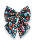 Fall Little Flowers Sailor Bow