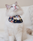 Pet Bib |Midnight Sakura Kimono